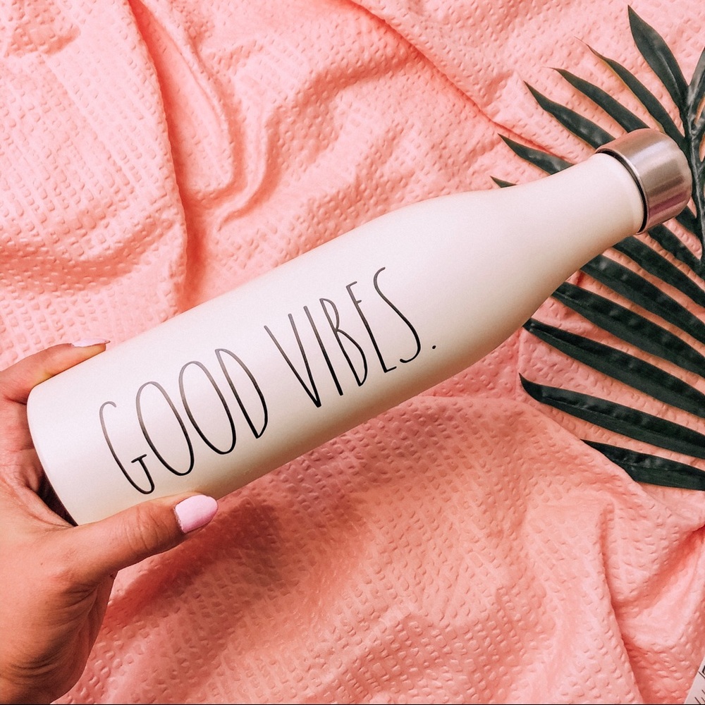 Rae Dunn Large Size Warer Bottle | GOOD VIBES